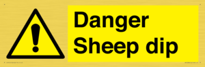 Danger Sheep dip